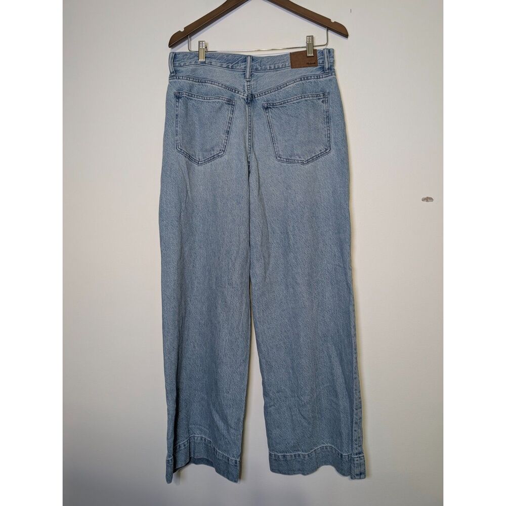 Madewell Superwide-Leg Jeans in Lintz Wash 29 90s Wide Leg Hemp Tencel Baggy - Picture 2 of 7